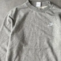 14689 NIKE 刺繍ロゴ ワンポイント スウェット