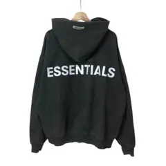 FEAR OF GOD エッセンシャルズ　スウェットパーカー　バックロゴ　L