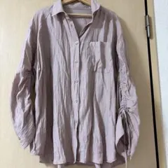 mysa closet ドロストシアーシャツ　中桃Lのサムネイル