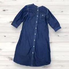 デニムワンピース ロングワンピース