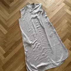 theory luxe ノースリーブ ロングシャツ ベージュのサムネイル