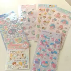 キキララ　シール　まとめ売り　ぷっくりシール　キラぷくシール　ふわふわ　50周年