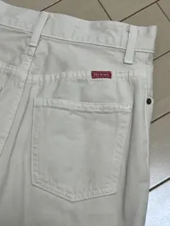 Sly Jeans ホワイト ストレートデニム
