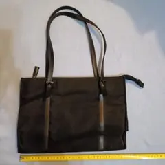 トートバッグ　ショルダーバッグ 黒　 A 4 ファイルが入る