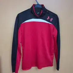 アンダーアーマー　長袖プラシャツ　size　MD 赤