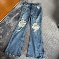 【美品】JEANASIS ブーツカットデニムパンツ（Mサイズ）