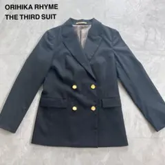 美品✨ORIHICA THE THIRD SUIT ウォッシャブルジャケット◆黒のサムネイル