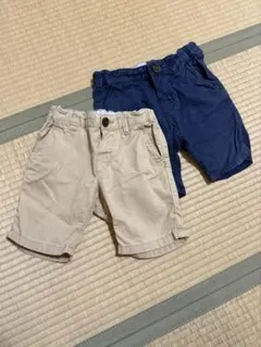 H&M ベビー ハーフパンツ 2枚セット 80cm