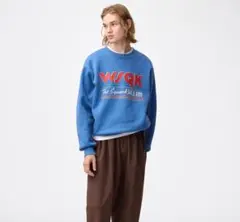 GU ストレンジャーシングス　ストシン　ヘビーウェイトスウェットプルオーバー　L