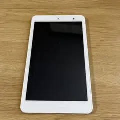 Qua tub 01 ホワイト　タブレット　本体