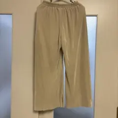 レトロガール　プリーツパンツ　アイボリー　低身長