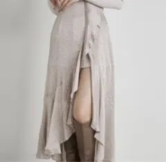 snidel フリルアシメスカショーパン