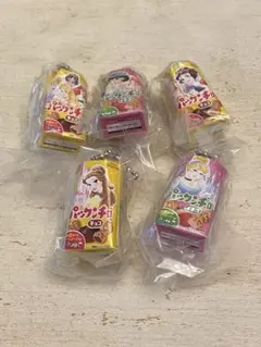 パックンチョミニチュアチャーム　ディズニープリンセス　5点セット　ガチャ