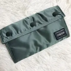 【未使用】 ポーター タンカー 長財布 セージグリーンのサムネイル