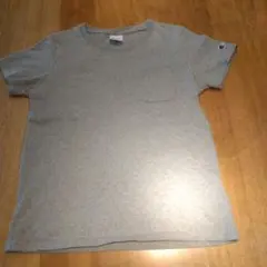 Champion グレー Tシャツ Lサイズ ポケット付き
