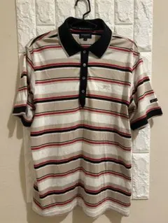 本日発送【最終価格】‼️BURBERRY GOLF ストライプポロシャツ Lサイズ
