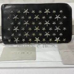 超良品‼️ ジミーチュウ　財布　長財布　スター　スタッズ　ラウンドファスナーのサムネイル