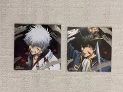 銀魂　アニメイト特典　箔押しスクエアカード 吉原大炎上 銀時 土方セット