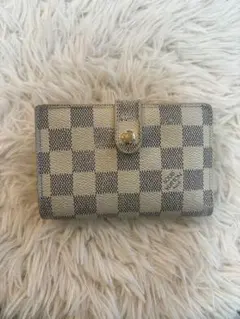 LOUIS VUITTON ダミエ アズール　ヴィエノワ　二つ折り財布付属品あり