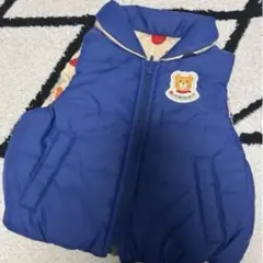 ミキハウス　ホットビスケッツ　ダウンベスト　80cm