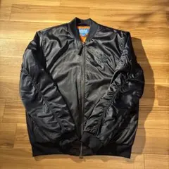 adidas ネイビー　MA-1 フライトジャケット　Mのサムネイル