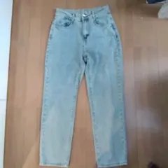 ライトブルー ストレートデニム M