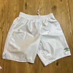 umbro ハーフパンツ ホワイト サッカー　フットサル