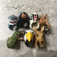 動物　アニマルリング　指輪　7点セット