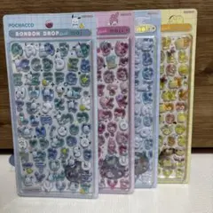 ボンボンドロップシール　サンリオmoji4種セット