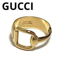 GUCCI スカーフリング ホースビット ゴールドカラー アクセサリー 美品