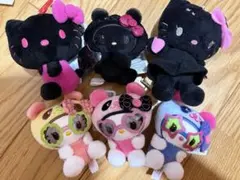 サンリオ　ハローキティ　マスコット　悪魔　パンダ　xoxo