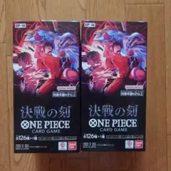 新品未開封】ONE PIECEカード決戦の刻 2BOX テープ付き - メルカリ
