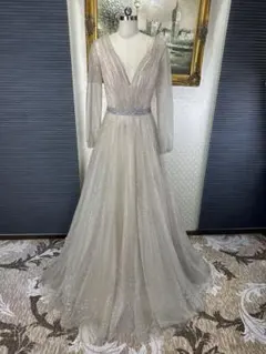 【美品】JOVANIジョバンニ　定価10万超　サイズ0　ドレス☆ JOVANI ジョヴァニ 水色ロングドレス | 結婚式・パーティードレス