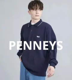 coen PENNEYS（ぺニーズ）別注ヘビーロングスリーブポロシャツのサムネイル