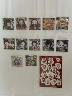 鬼滅の刃 ウエハース ステッカー シール まとめ売り