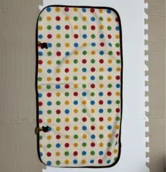 MIKI HOUSE カラフル水玉フリースブランケット