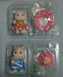 シルバニア　ラテネコの赤ちゃんセット