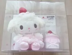 マイメロディ ショートケーキデザイン ネックレス付きぬいぐるみ