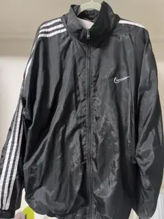 Nike ブラック ナイロンジャケット　ヴィンテージ　y2k vintage