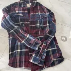 Heritage フランネルシャツ 長袖 赤・青・白チェックホリスター