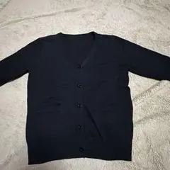 カーディガン　黒　学生