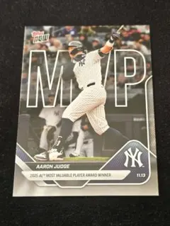 アーロン・ジャッジ Topps Now OS-8 2025 AL MVPカード①