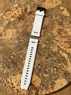 カロス　エイペックス4用　ホワイト　シリコン　スマートウォッチバンド