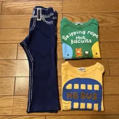 Hot Biscuits Tシャツ・パンツセット 90センチ　まとめ売り
