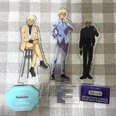 名探偵コナン　安室透　アクリルスタンド　セット セガくじ　映画　黒金のサブマリン