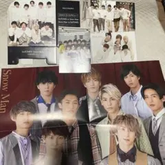 Snow man CD & DVDケース　カレンダー　メッセージカード。