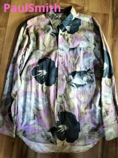 ポール・スミス　ヴィンテージシャツ　総花柄　90年代当時物　LONDON