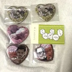 ゴールデンカムイ展 ハート缶バッジ 第2弾 尾形百之助 宇佐美時重 鶴見