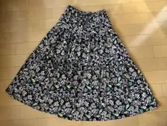 emsexcite エムズエキサイト ティアードマキシスカート 花柄 Mサイズ