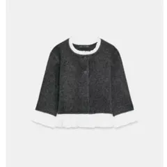 ZARA ポプリンコンビニットジャケット 完売品